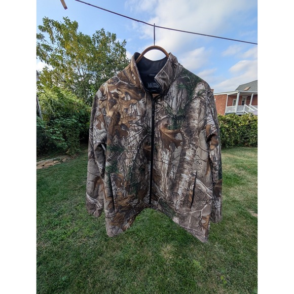 MidwayUSA Other - MidwayUSA Mens‎ Camo Jacket Full Zip Hunting Outdoorsman Realtree Large